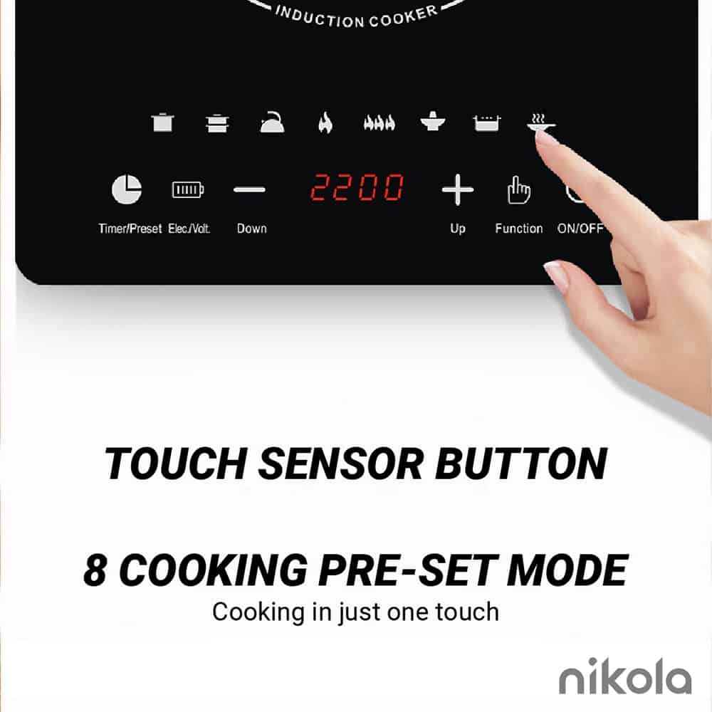 Ceramic Series Induction Cooker - 8 Cooking Mode